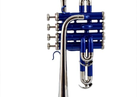 piccolo trumpet nickel and blue